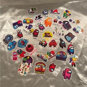 Colorful Among Us Sticker Set